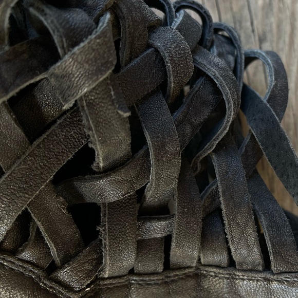 Free People Carerra Woven Leather Shoes / Booties - Picture 8 of 9